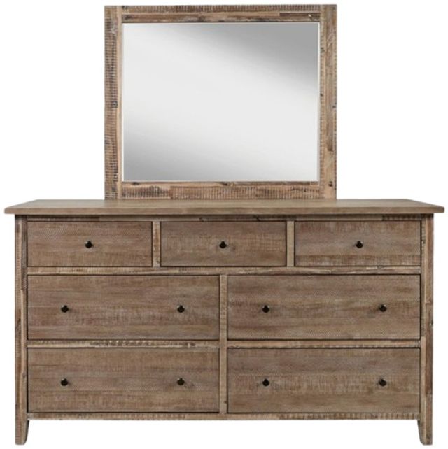 Jofran Inc. Maxton 4-Piece Wash Brown Queen Panel Bedroom Set-3
