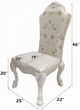 ACME Furniture Dresden 2-Piece Bone White/White Side Chair Set-2