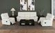 Elements International Wildcat Aviarah White Manual Reclining Sofa-2