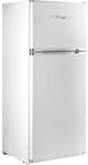 Unique Appliances 28" 14 Cu. Ft. Marshmallow White Retro Off-Grid Solar DC Top Freezer Refrigerator-3