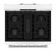 Maytag® 30" White Freestanding Gas Range-1