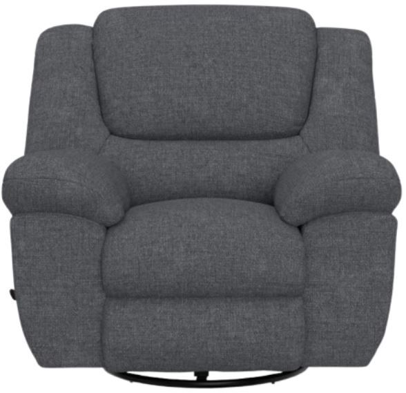 Catnapper® Trifecta Smoke Manual Swivel Recliner-1