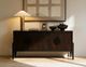 International Furniture Direct Moka Brown Console-1