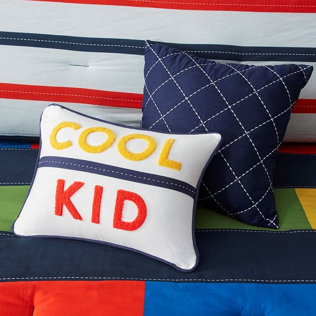 Olliix by Urban Habitat Kids Morris Multi Full/Queen Stripe Printed Comforter Set-2