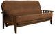 Kodiak Furniture Tucson Marmont Mocha/Rustic Walnut Full Futon with Mattress-0