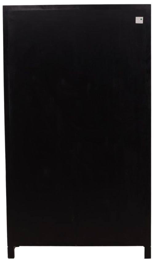Furniture Classics Merlot Black/Light Natural Cabinet-3