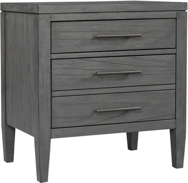 aspenhome® Preston Urbane Gray 2-Drawer Nightstand-0