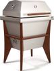 Kalamazoo™ Outdoor Gourmet Shokunin Kamado 24" Stainless Steel Freestanding Charcoal Grill-1