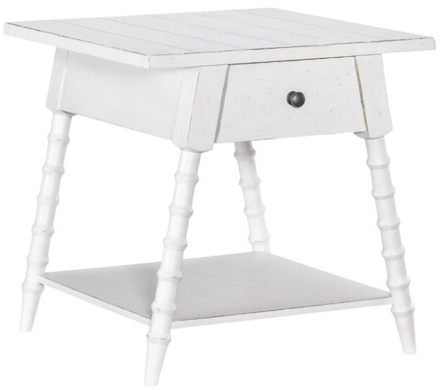 Legacy Classic Vintage Market Picket Fence 1-Drawer End Table-0