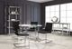 Mazin Furniture Lyrica Black/Chrome Side Chair-3