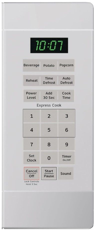 Hotpoint® 0.7 Cu. Ft. White Countertop Microwave-1