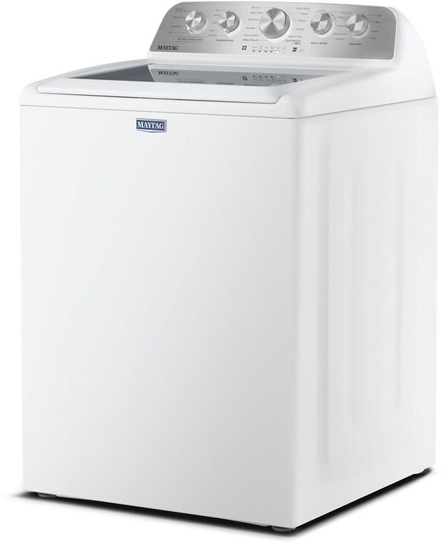 Maytag® 5.4 Cu Ft. White Agitator Top Load Washer with Extra Power and Pet Pro Option-3