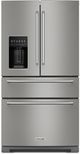 BUY 2 GET 2 FREE! (after rebate) - KitchenAid 4 Piece Kitchen Package with 26.2 cu. ft. 4-Door French Door Refrigerator with Ice & Water Dispenser-1