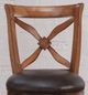 American Woodcrafters Provence Black/Light Oak 34" Barstool-3