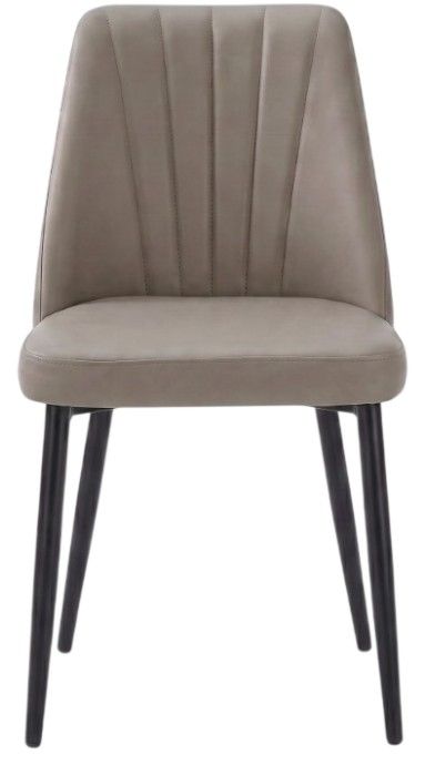Cramco Judy Matte Black/Mocha Dining Side Chair-2