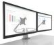 Kanto Gas Shock Dual Arm Silver Desktop Monitor Mount for 17"-32" Displays-3