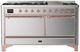 Ilve® Majestic III 60" Stainless Steel Pro Style Dual Fuel Liquid Propane Range with Solid Door and Copper Trim-0