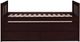 Mazin Furniture Rowe Rich Espresso Twin Captain Bed with Trundle-3