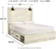 Signature Design by Ashley® Cambeck Whitewash Queen Panel Bed with 4 Storage Drawers-2