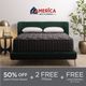 iAmerica Ashland 2.0 Wrapped Coil 15" Medium Tight Top Queen Mattress-0