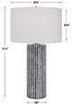 Uttermost® Havana Cobalt Glazed Stripes Table Lamp-2