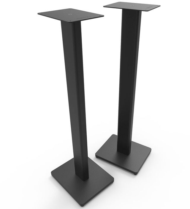 Kanto ST Series 34" Black Bookshelf Speaker Floor Stands-1