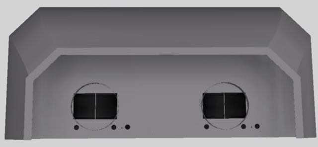 Vent-A-Hood® Designer Series 54" Gunsmoke Wall Mounted Range Hood-3
