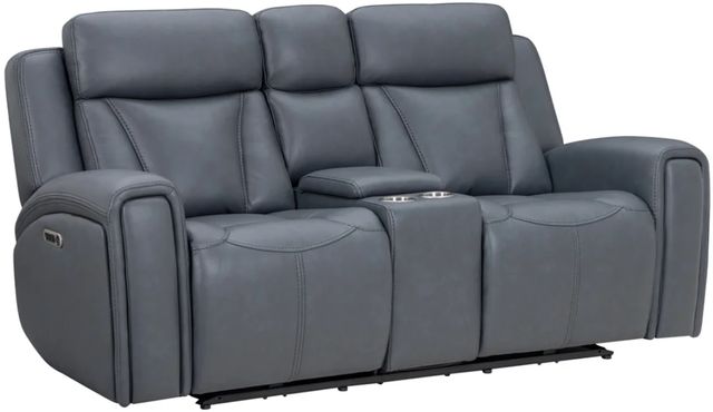 Parker House® Maveric Bette Lapis Power Reclining Console Loveseat with Zero Gravity-0