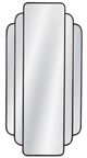 Bassett Mirror Gatsby Black Wall Mirror-0