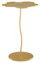 Currey & Company Fleur Gold Leaf Large Accent Table-0