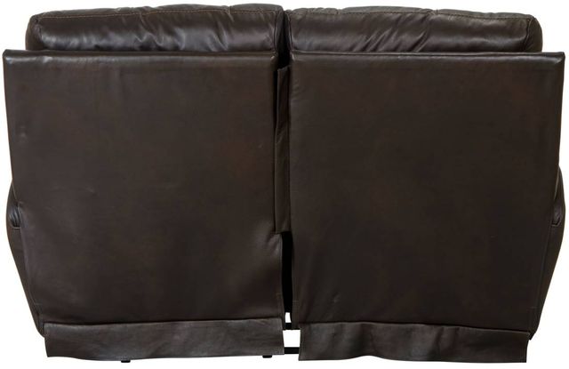 Catnapper® Costa Chocolate Lay Flat Leather Power Reclining Loveseat-2