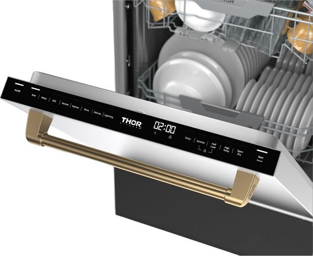 Thor Kitchen® Gordon Ramsay Series 24" Stainless Steel Top Control Built In Dishwasher-2