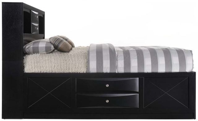 ACME Furniture Ireland Black Queen Bookcase Bed-2
