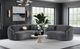 Coaster® Brookside 2-Piece Dark Gray Velvet Upholstered Curved Living Room Set-4