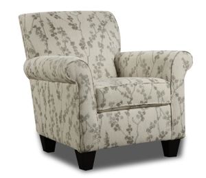 Corinthian Celadon Raffia Accent Chair