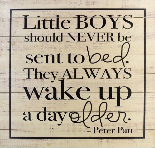 Classy Living Peter Pan Little Boys Quote Wall Art-0