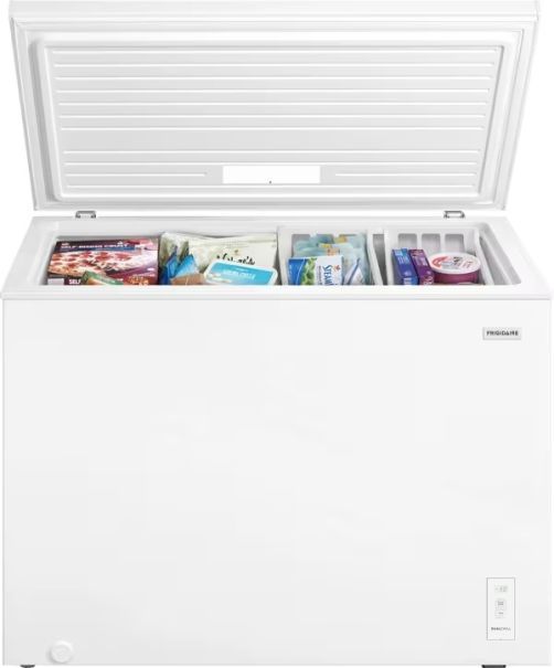 Frigidaire® 42" 10.4 Cu. Ft. White Convertible Garage Ready Chest Freezer-2