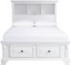 Elements International Calloway White Youth Full Storage Bed-0