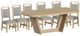 Elements International Ridgemont 7-Piece Natural Dining Set-0