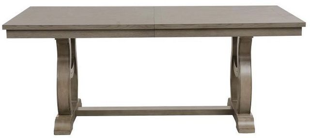 Homelegance® Vermillion Taupe Trestle Table-2