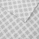 Olliix by True North by Sleep Philosophy Cozy Flannel Grey Geo Twin 100% Cotton Printed Sheet Set-1