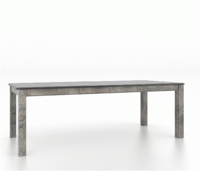 Canadel Customizable Gourmet 92" VD Base Dining Table with Two Removable Leaf's-3