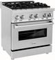 ZLINE 30" Satin Stainless Steel Pro Style Dual Fuel Range-3