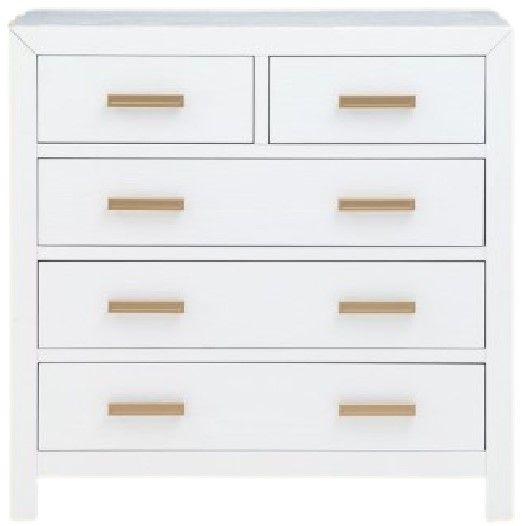 Winners Only®  Fresno White Drawer Bachelor's Chest-1