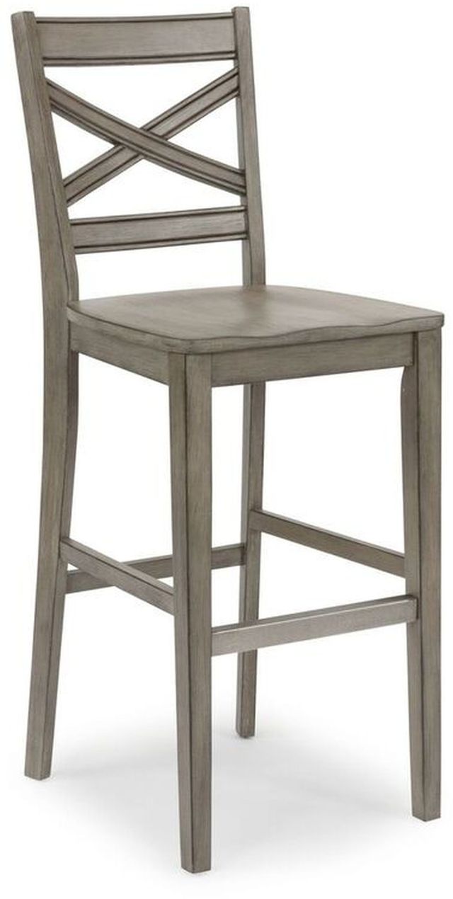 homestyles® Mountain Lodge Gray Bar Stool-0