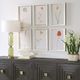 Uttermost® Aurora Bell 6-Piece Wild Flourish Framed Prints Set-1