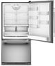 KitchenAid® 33" 22 Cu. Ft PrintShield® Stainless Steel Bottom Freezer Refrigerator with Right Door Swing-1