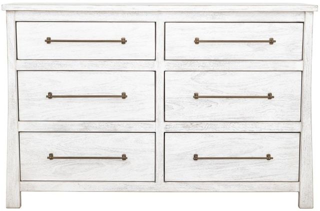 International Furniture Direct White Roots White Dresser-2