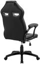 Armen Living Aspect Black/Dark Grey Adjustable Racing Gaming Chair-3