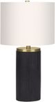 Monarch Specialties Inc. 24"H Black Concrete Table Lamp-0